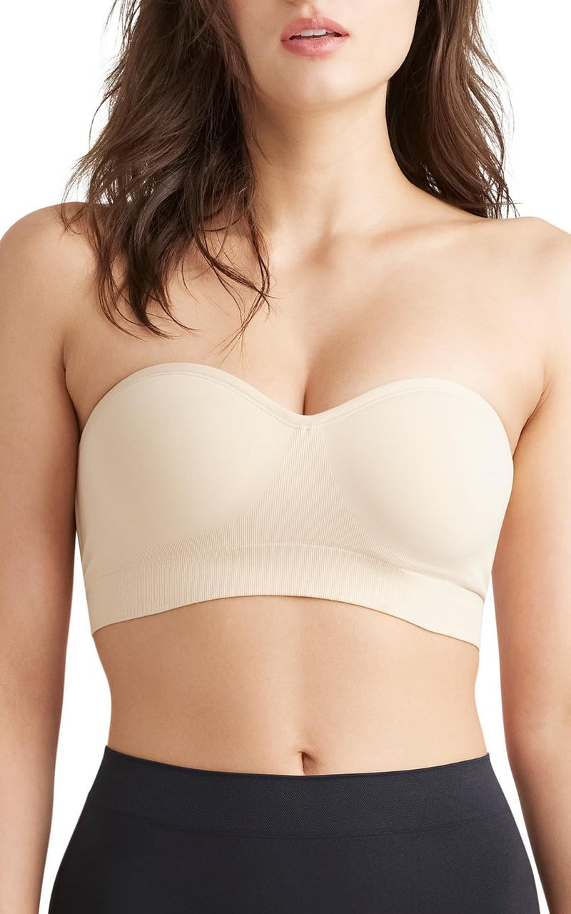 Yummie Women's Peyton Contour Strapless Convertible Bra, Frappe, Medium - Image 1